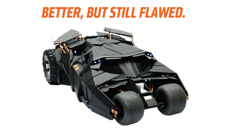 Illustration for article titled This Is The Only Batmobile That Makes Any Sense